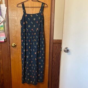 Sonoma Floral Maxi Dress - Dark Blue